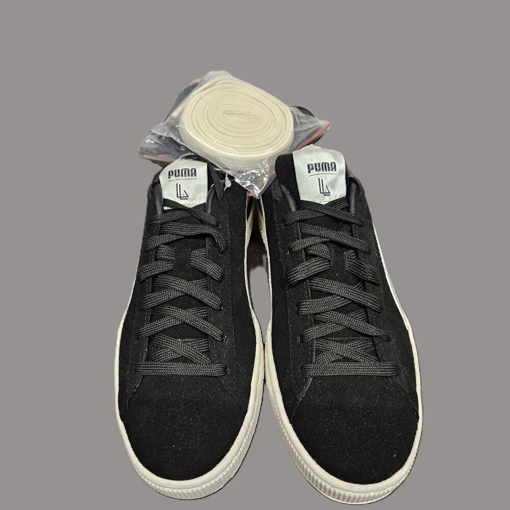 New in Box Puma Suede Forever Stronger JR Lauren London Black/White Shoes 7C